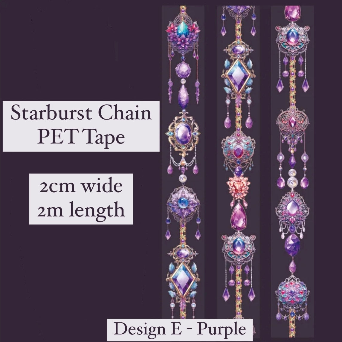 Starburst Chain PET Tape