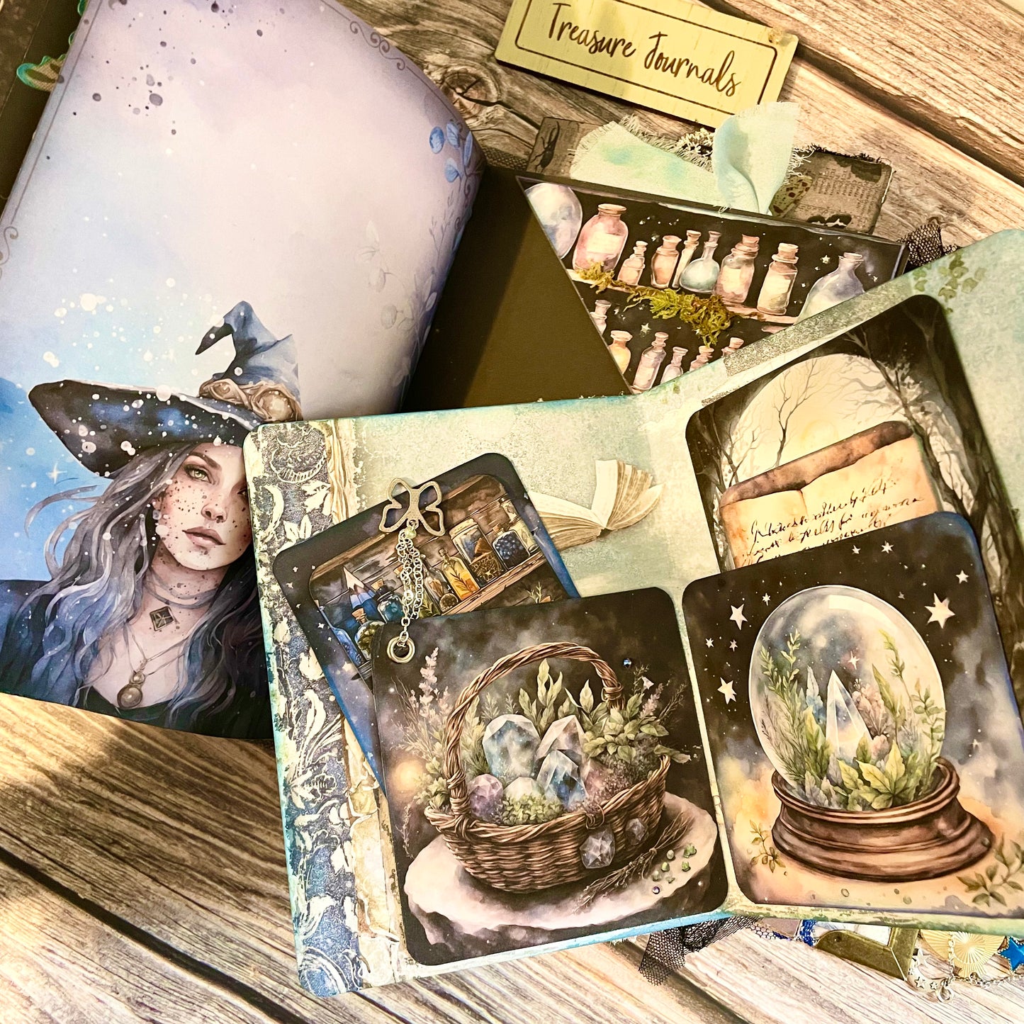 The Lunar Witch - Handmade Junk Journal