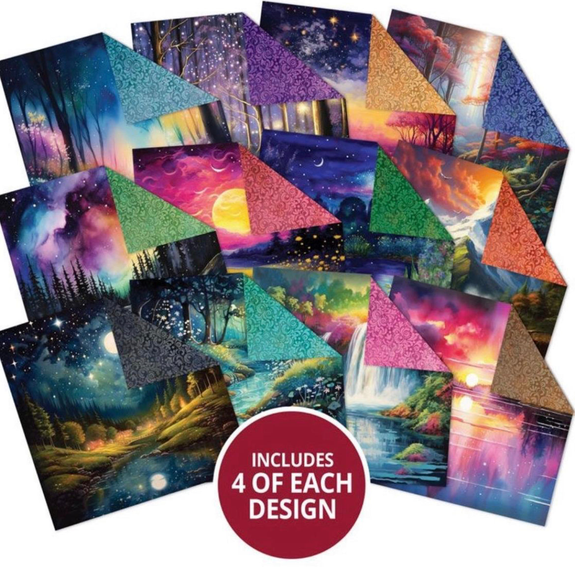 Duo Design Paper Pads - Magical Landscapes & Stunning Swirls - Hunkydory