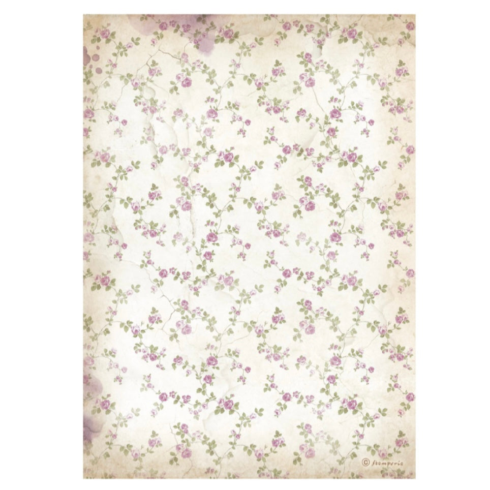 Stamperia - Lavender A4 Rice Paper Selection (6pcs)