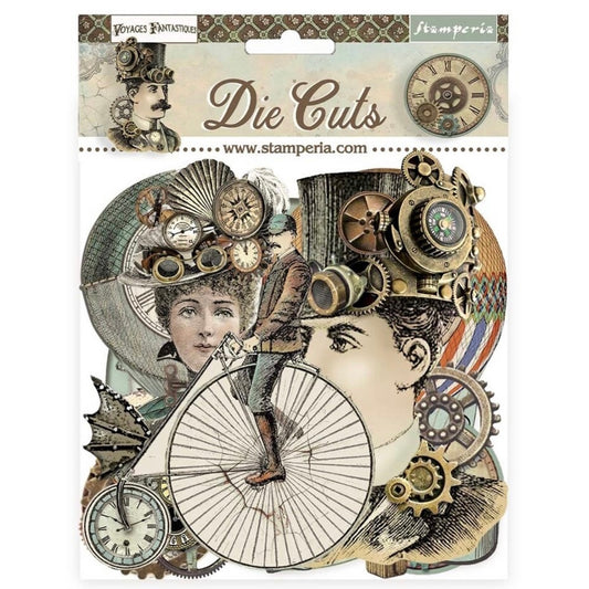 Voyages Fantastiques Die Cuts Assorted (37pcs) - Stamperia