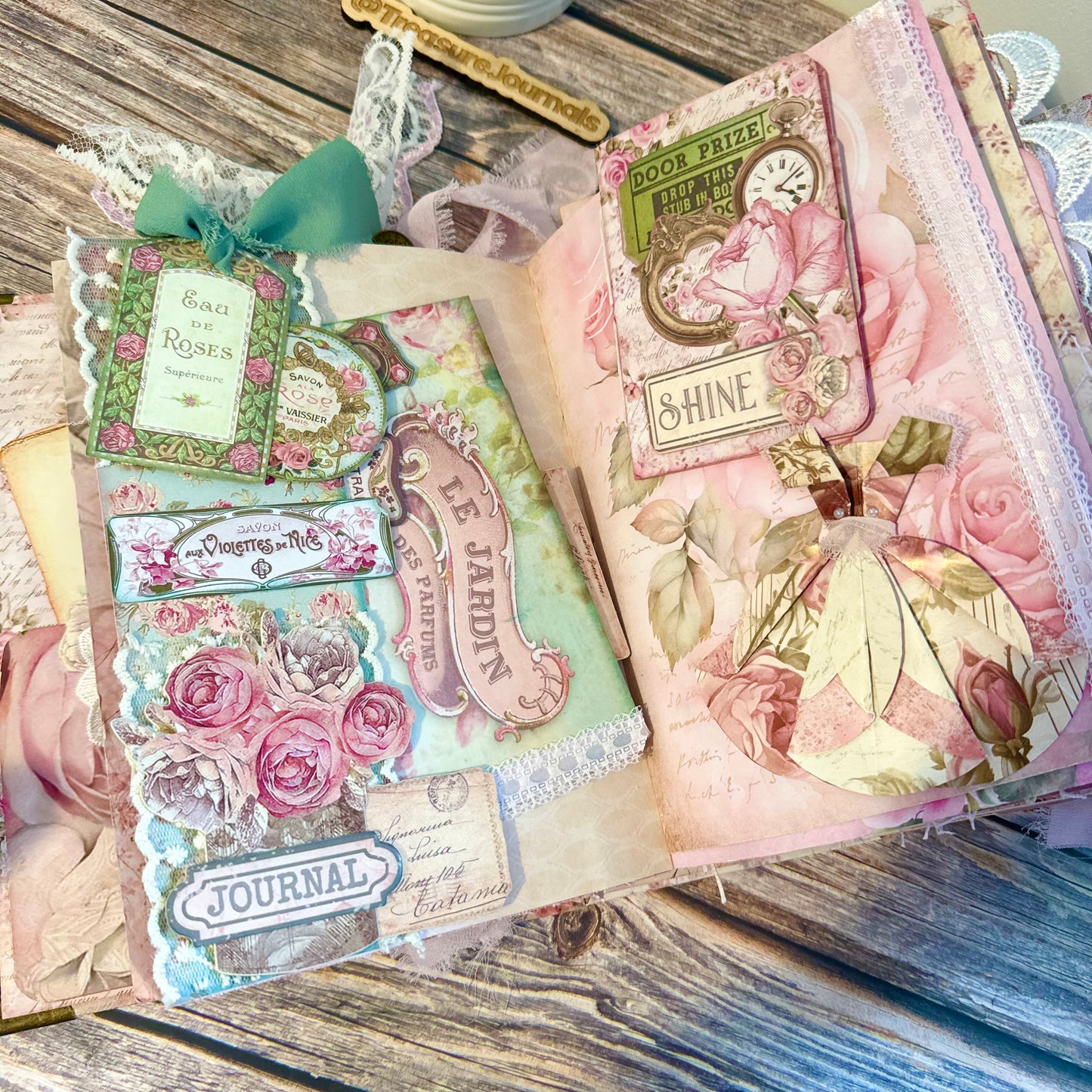 Shabby Rose - Handmade Junk Journal