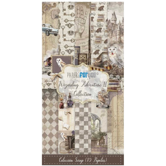 PapersForYou Wizarding Adventure II Paper Kit 15x30cm