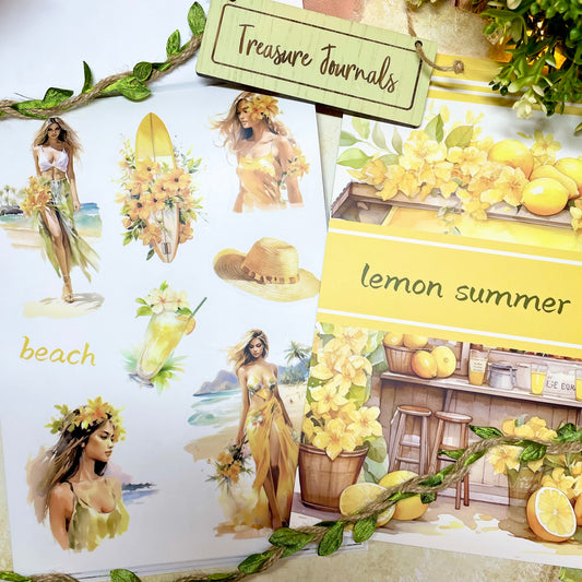 Lemon Summer - 20 Page Sticker Book