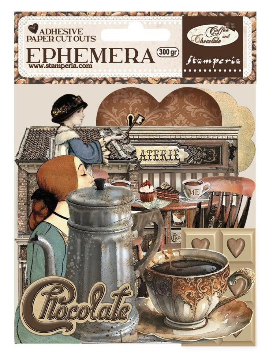 Coffee & Chocolate Ephemera - Stamperia