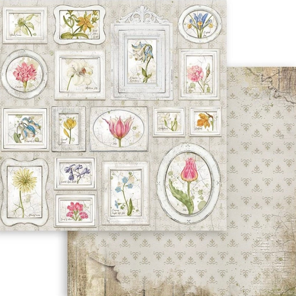 Romantic Garden House 12x12 Inch Paper Pack - Stamperia