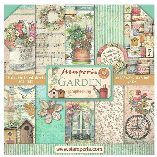 Garden 8x8 Paper Pack - Stamperia