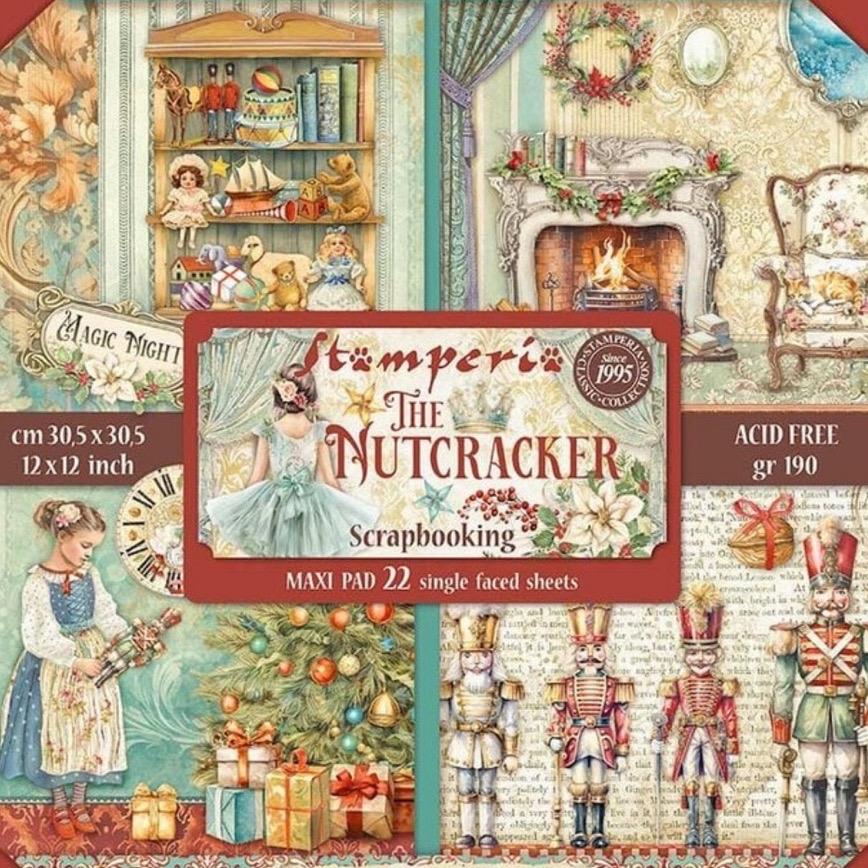 Stamperia - The Nutcracker 12x12 Inch Paper Pack Maxi (Single Face)