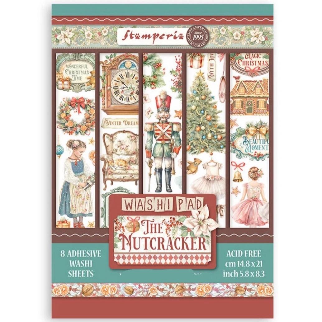 Stamperia - The NutCracker A5 Washi Pad (8pcs)