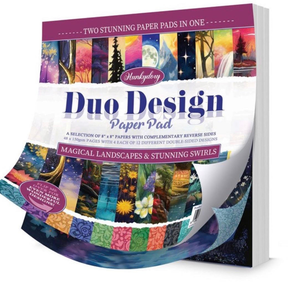 Duo Design Paper Pads - Magical Landscapes & Stunning Swirls - Hunkydory