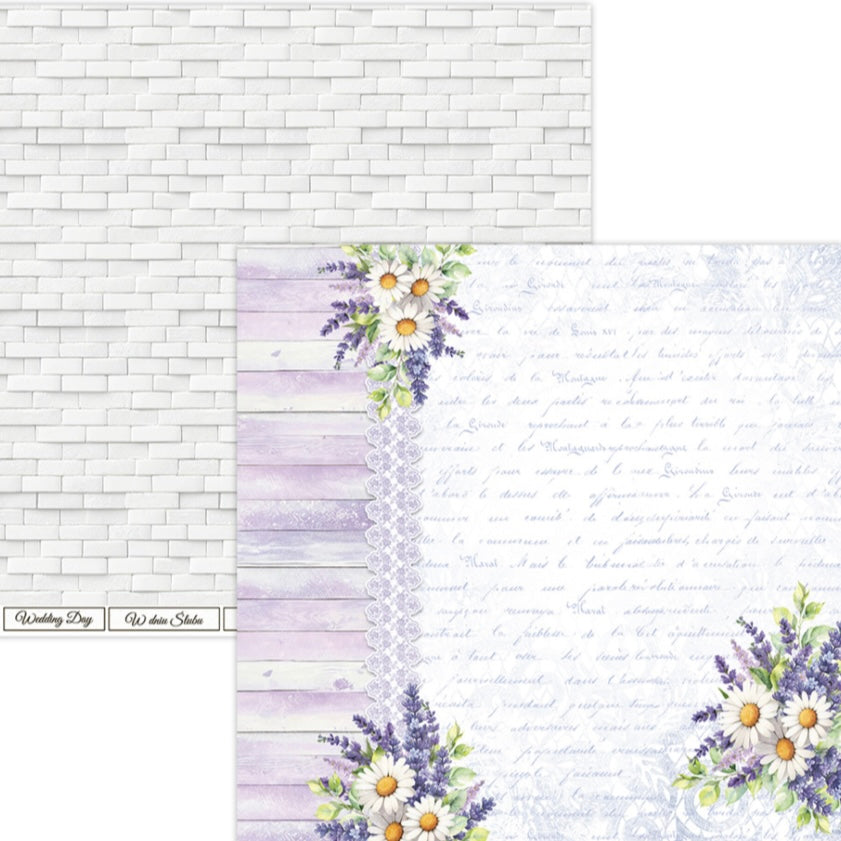 Lavender Love 12x12 Inch Paper Pad - Scrapboys