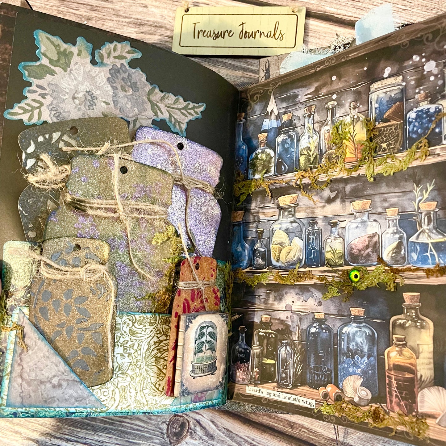 The Lunar Witch - Handmade Junk Journal