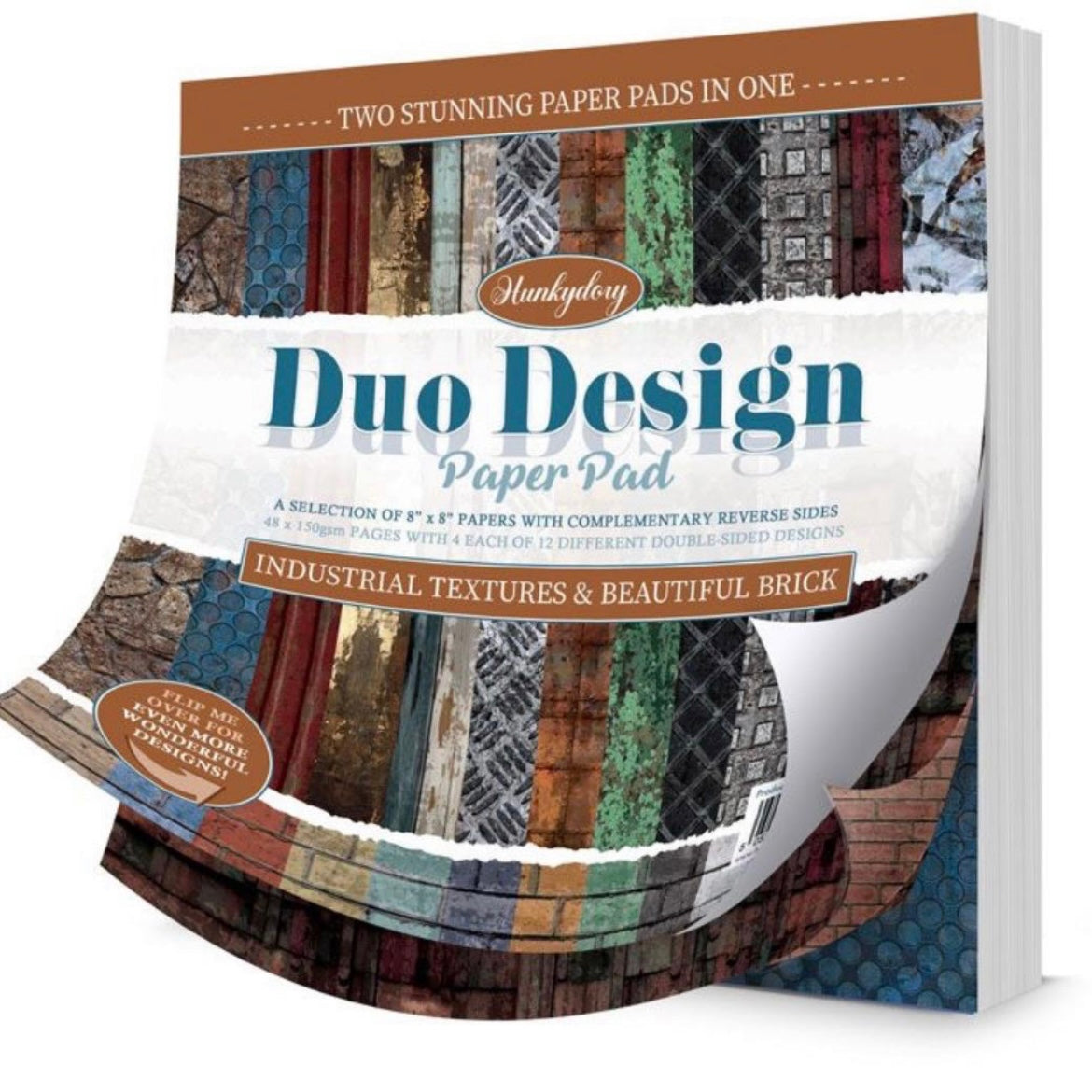 Duo Design Paper Pads - Industrial Textures & Beautiful Brick - Hunkydory