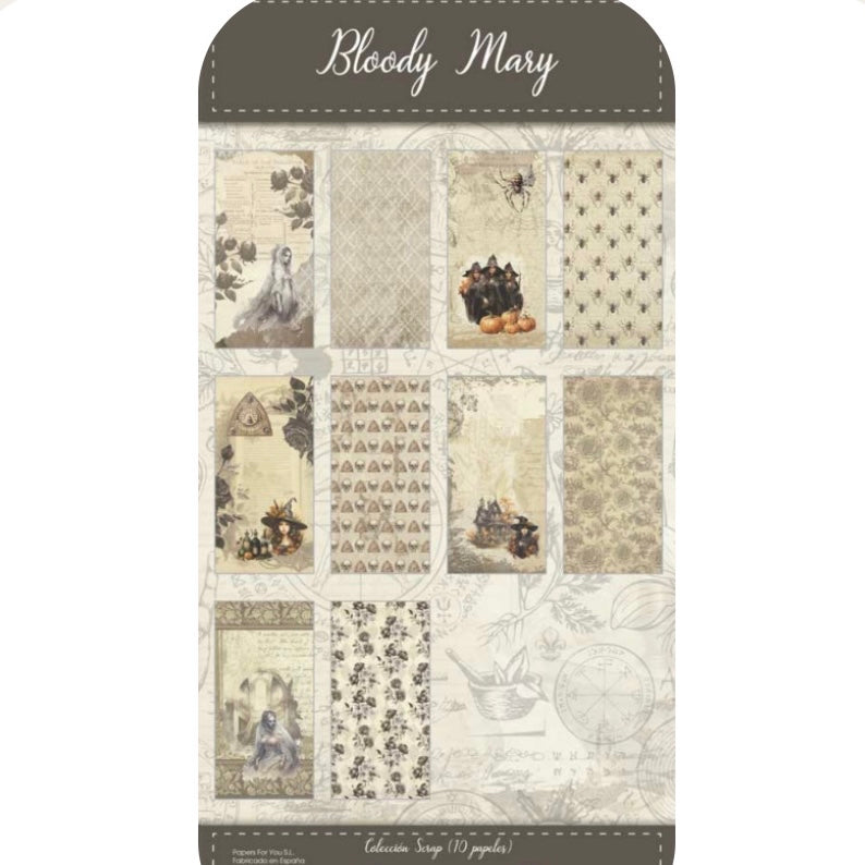 Bloody Mary Slim Paper Kit 15x30cm - Papers For Yo