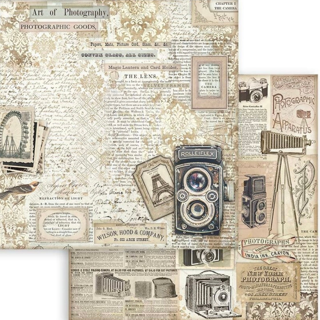 Brocante Antiques 8x8 Inch Paper Pack - Stamperia