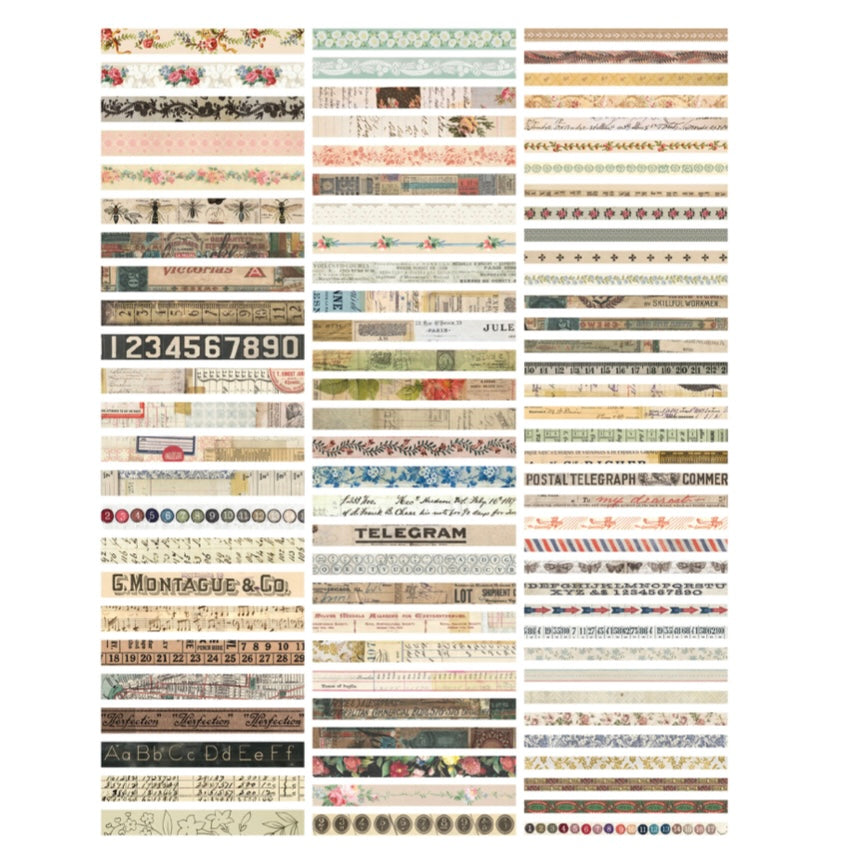 Tim Holtz Paper Strips - 89 pieces