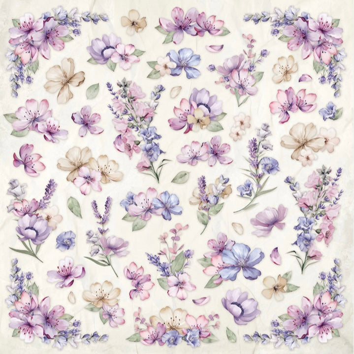 Stamperia - Lavender 8x8 Inch Paper Pack