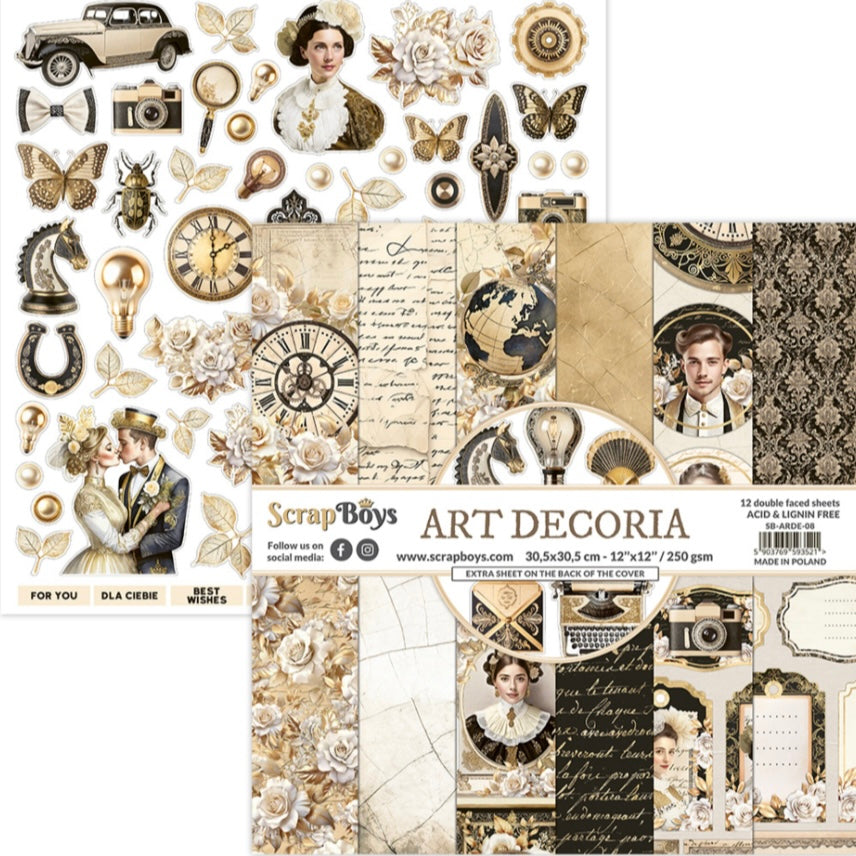 Art Decoria 12x12 Inch Paper Pad - Scrapboys