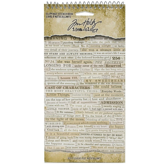 Tim Holtz Clipping Stickers Book