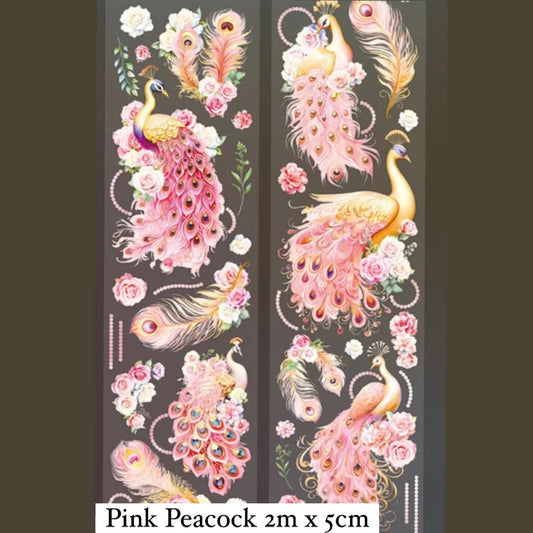 Peacock PET Tape Pink 2m x 5cm