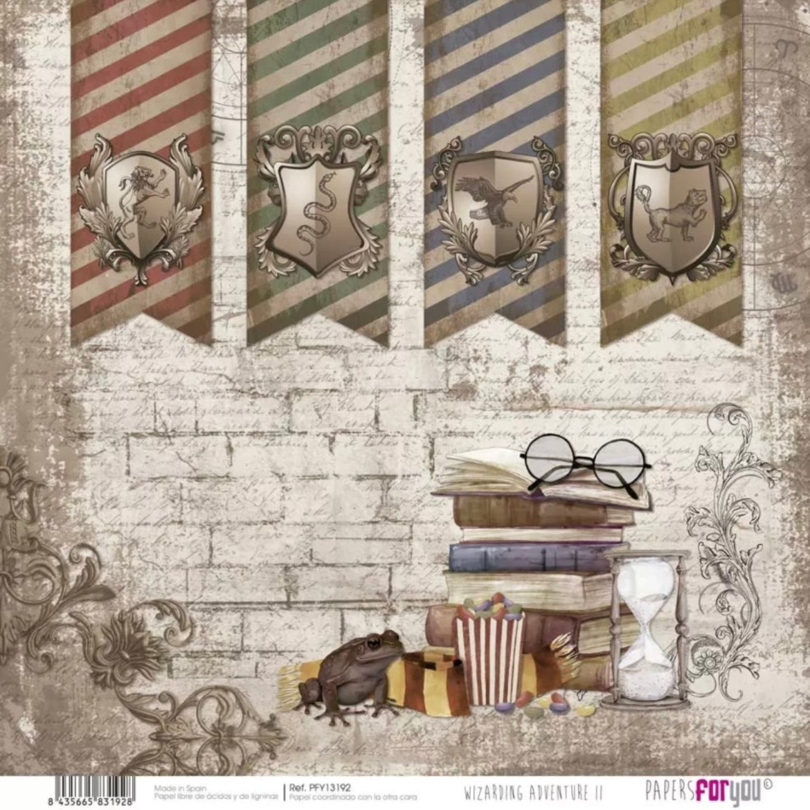 PapersForYou Wizarding Adventure II Paper Kit 30x30cm