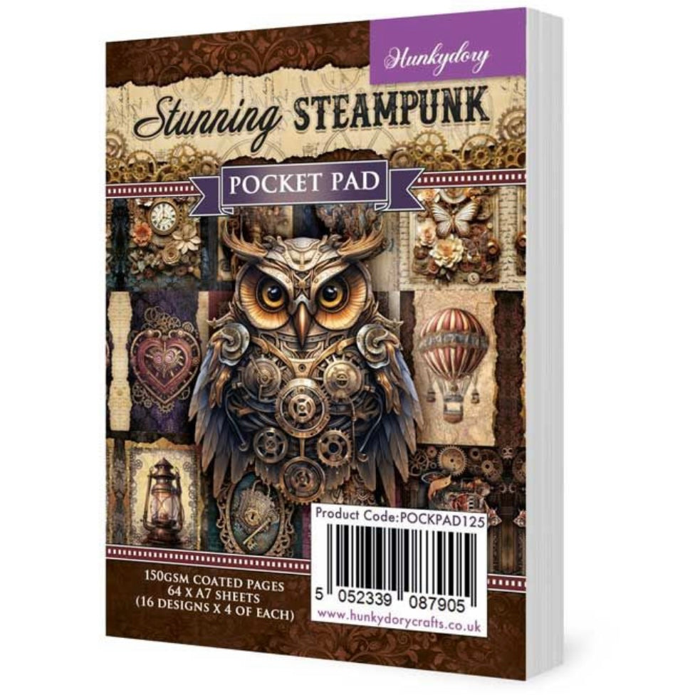 Stunning Steampunk Pocket Pad - Hunkydory