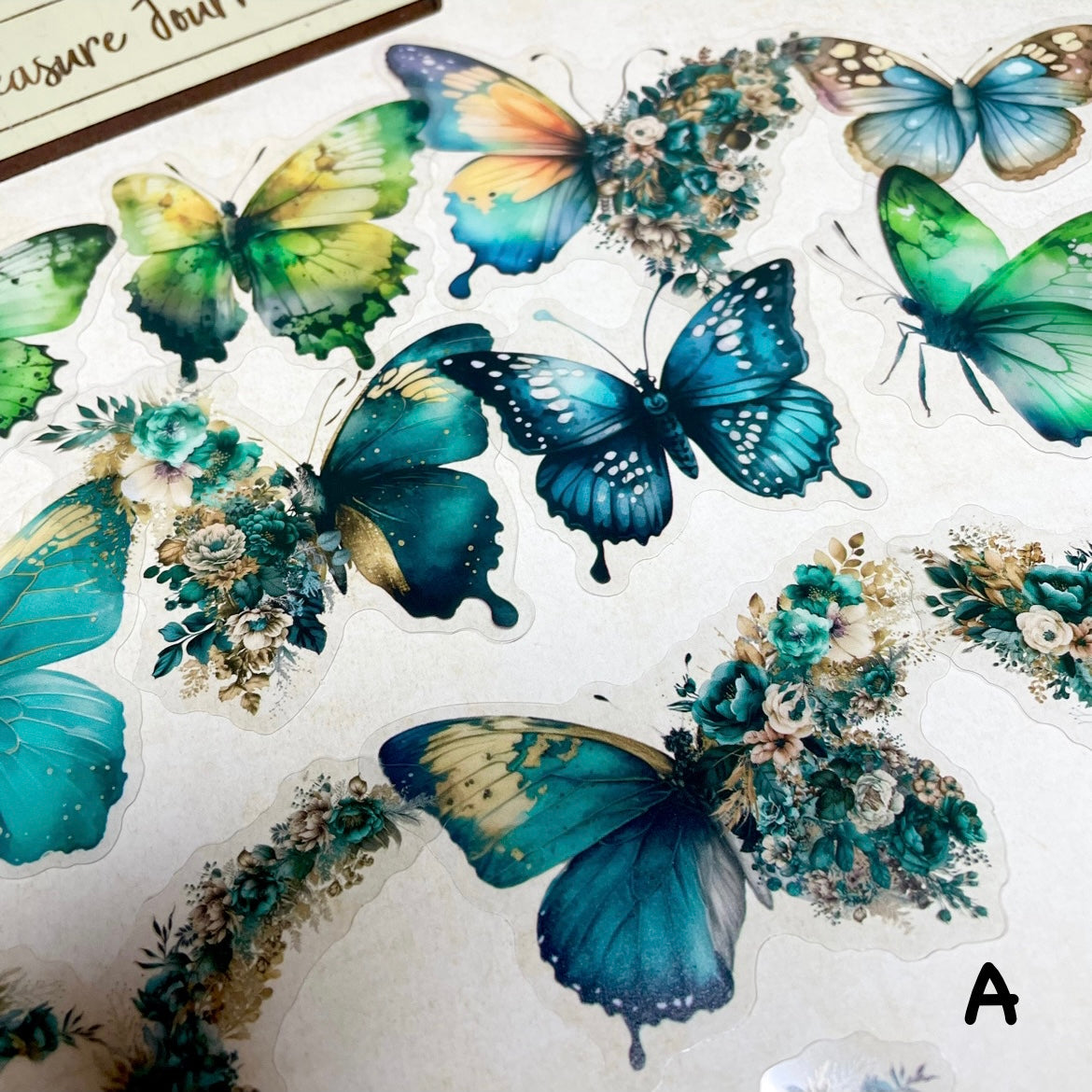 Luna Butterfly 30pc Sticker Set