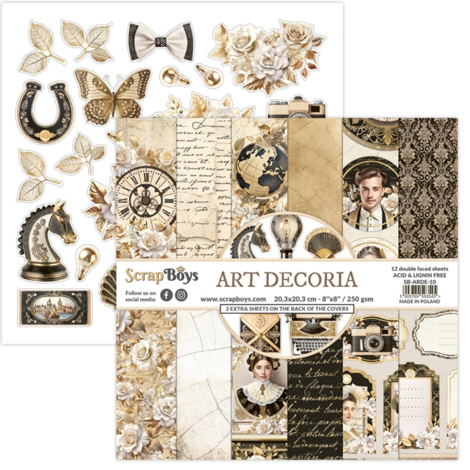 Art Decoria 8x8 Inch Paper Pad - Scrapboys