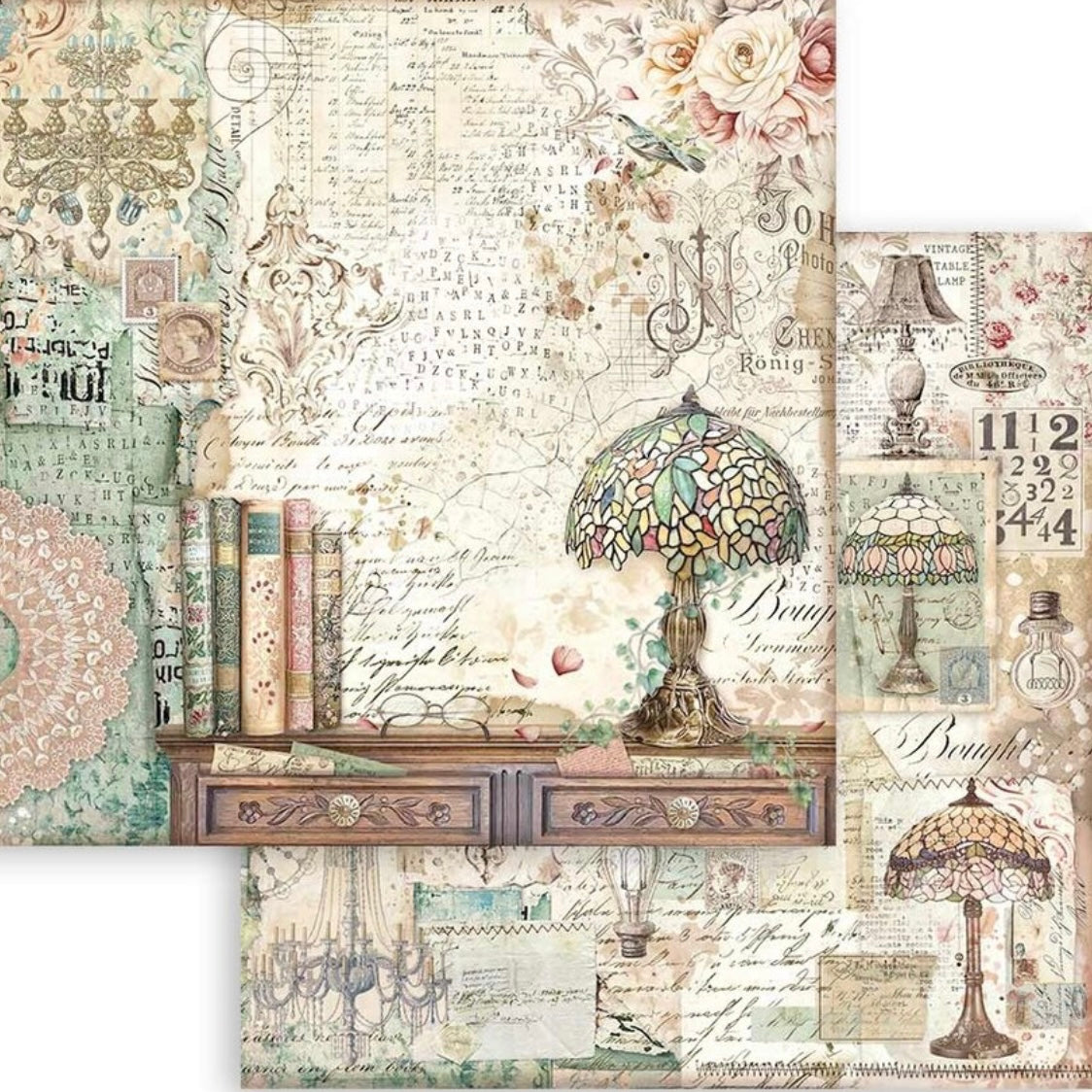 Brocante Antiques 8x8 Inch Paper Pack - Stamperia