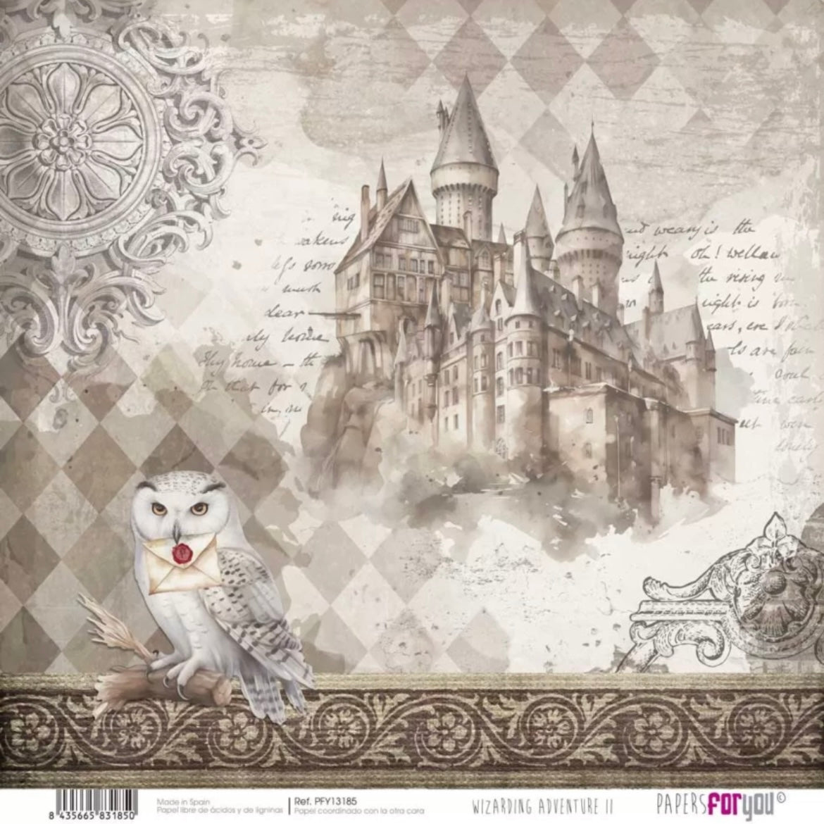 PapersForYou Wizarding Adventure II Paper Kit 30x30cm