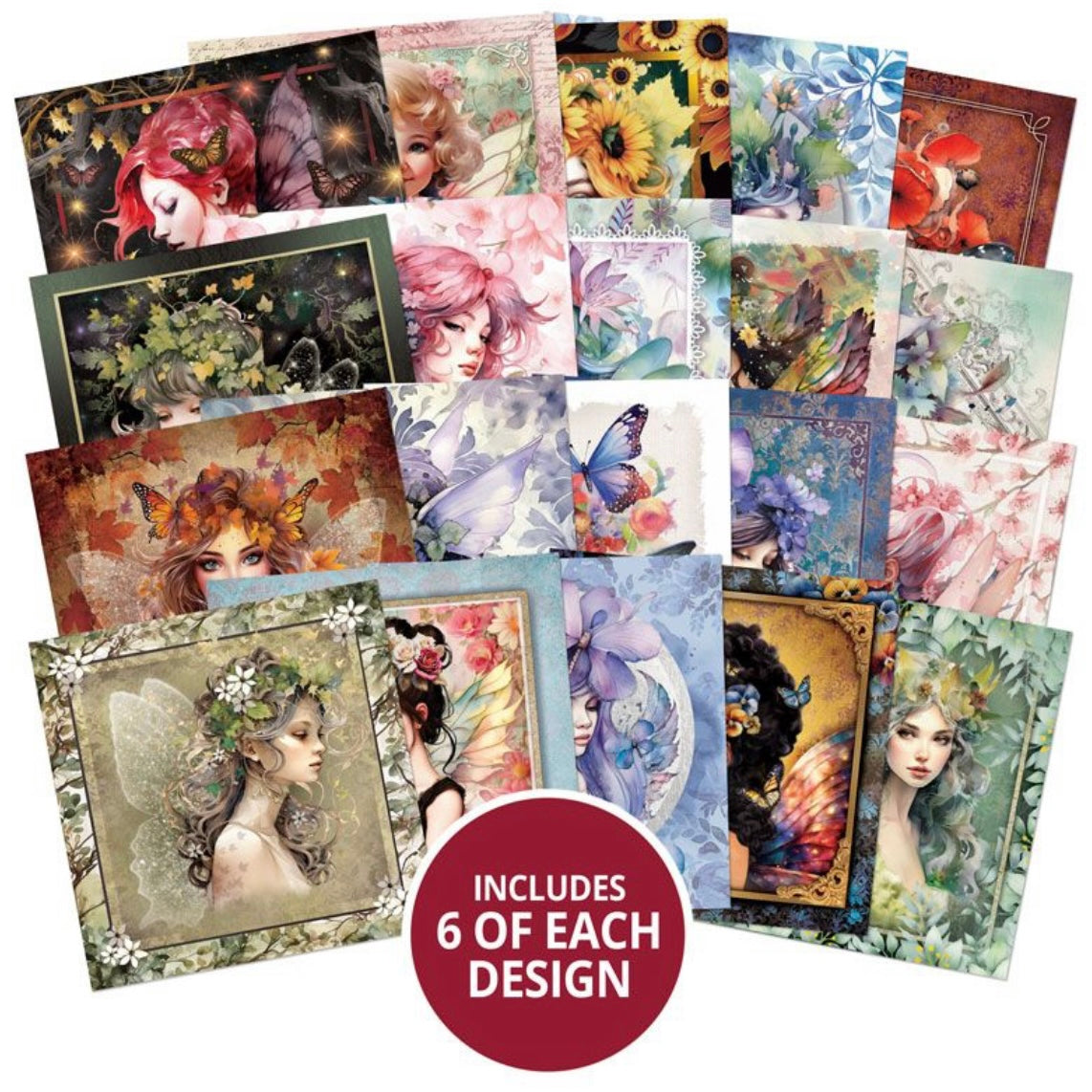 The Square Little Book of Floral Fairies - Hunkydory