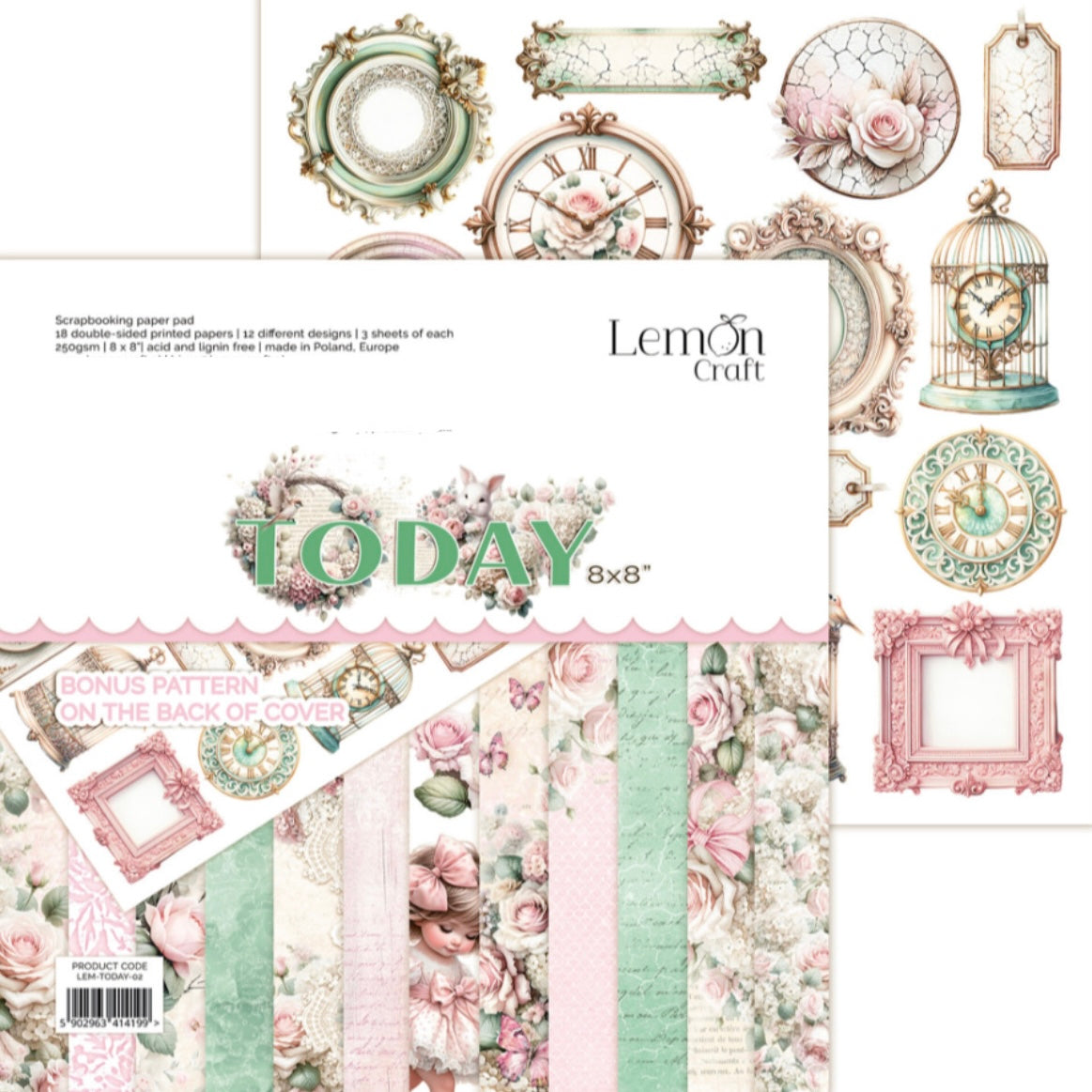 Today 8x8 Inch Paper Pad - Lemoncraft