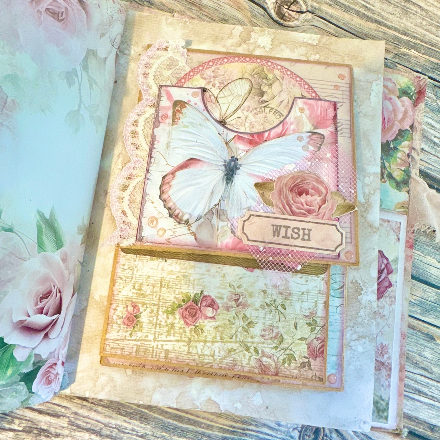 Shabby Rose - Handmade Junk Journal