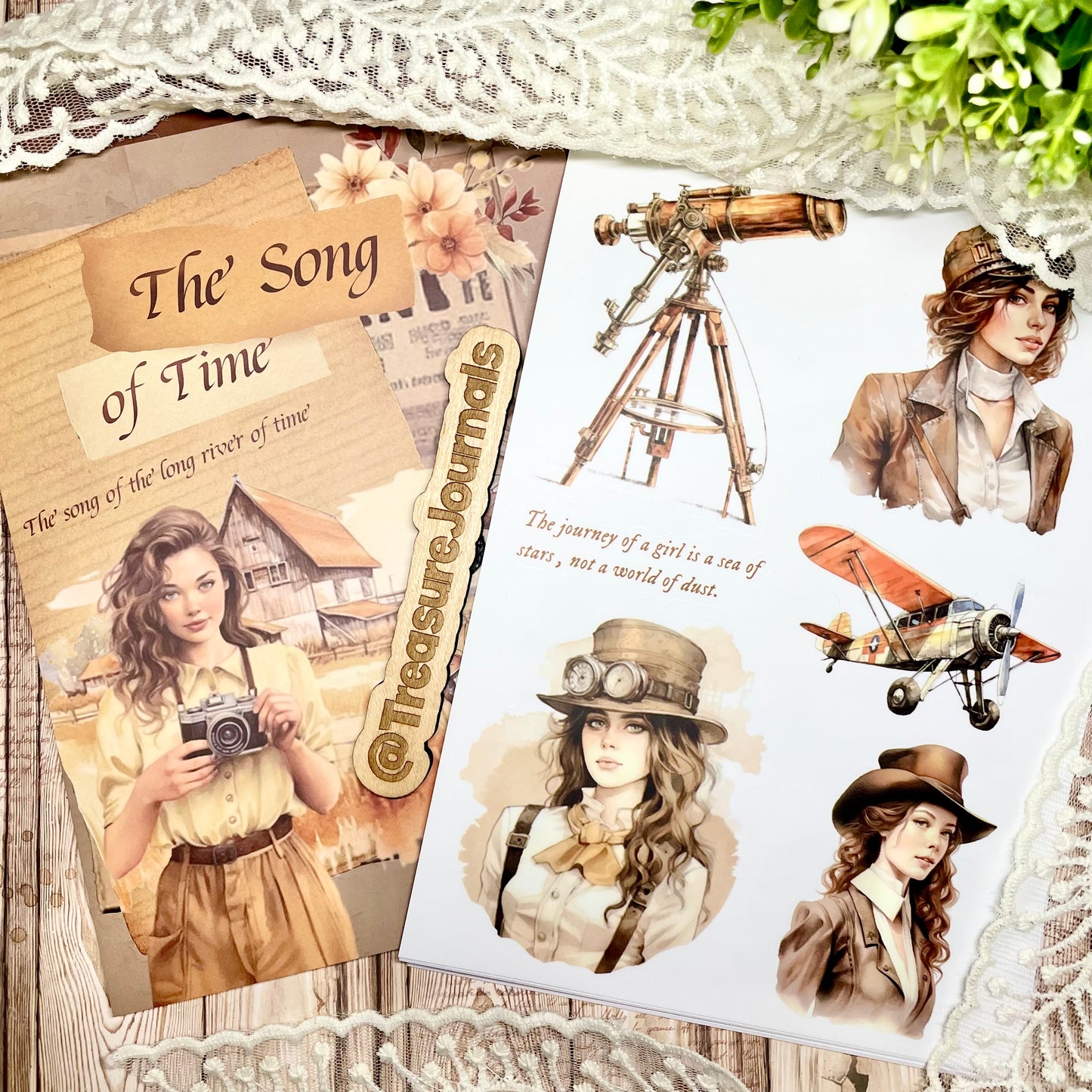 The Song Of Time - 20 Page Sticker Book