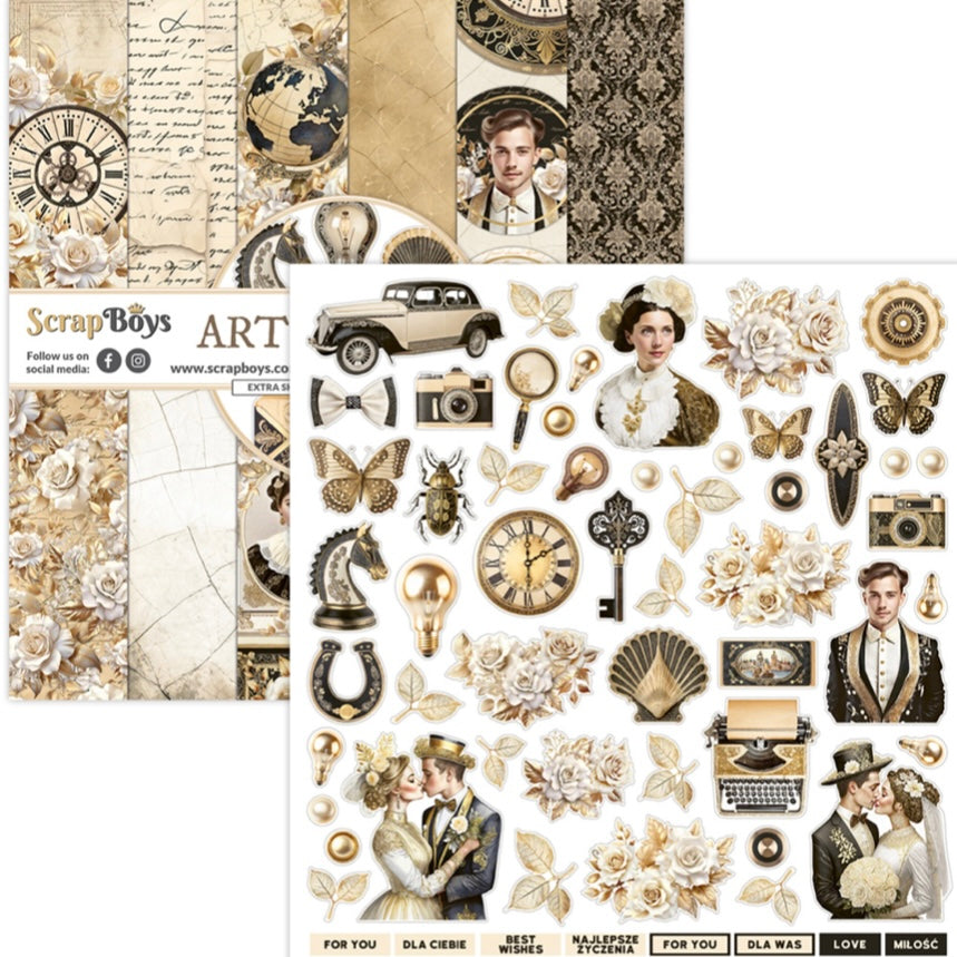 Art Decoria 12x12 Inch Paper Pad - Scrapboys