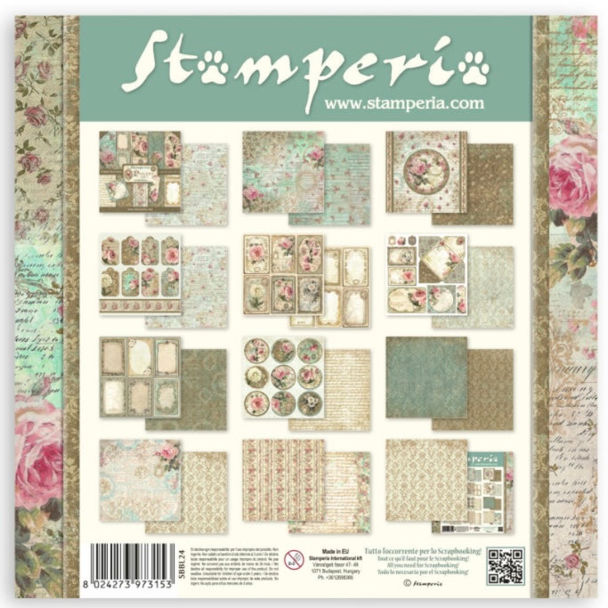 Precious 12x12 Paper Pack - Stamperia