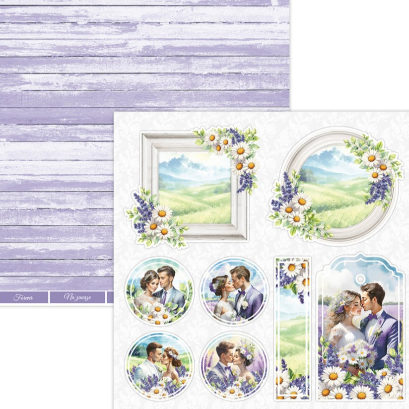 Lavender Love 12x12 Inch Paper Pad - Scrapboys