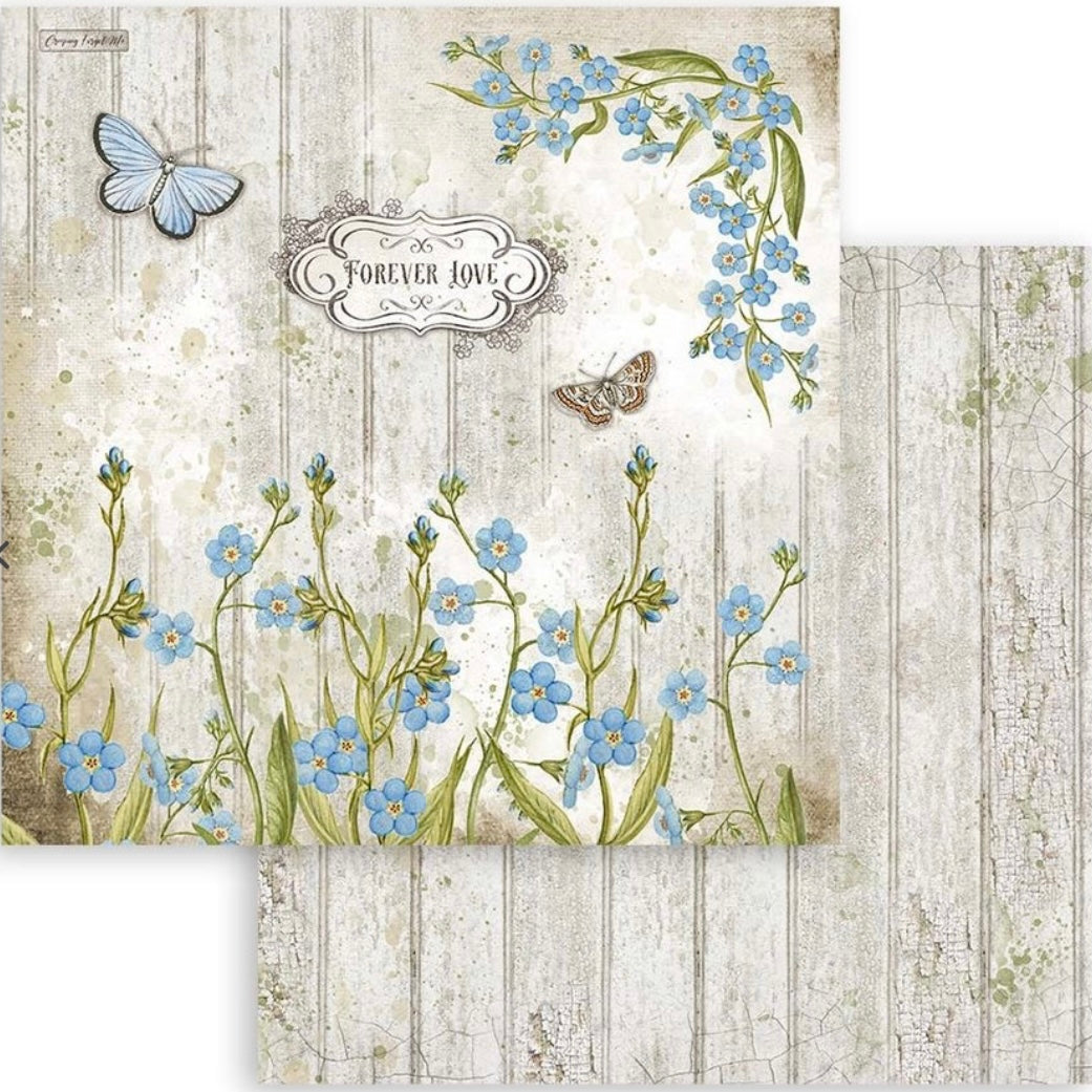 Romantic Garden House 12x12 Inch Paper Pack - Stamperia