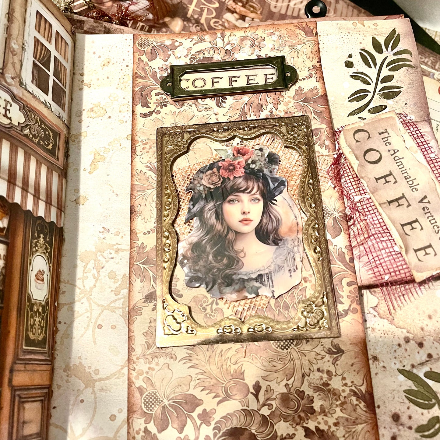 Coffee & Chocolate - Handmade Junk Journal