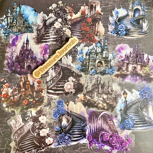 Midnight Castle 24pc Sticker Set