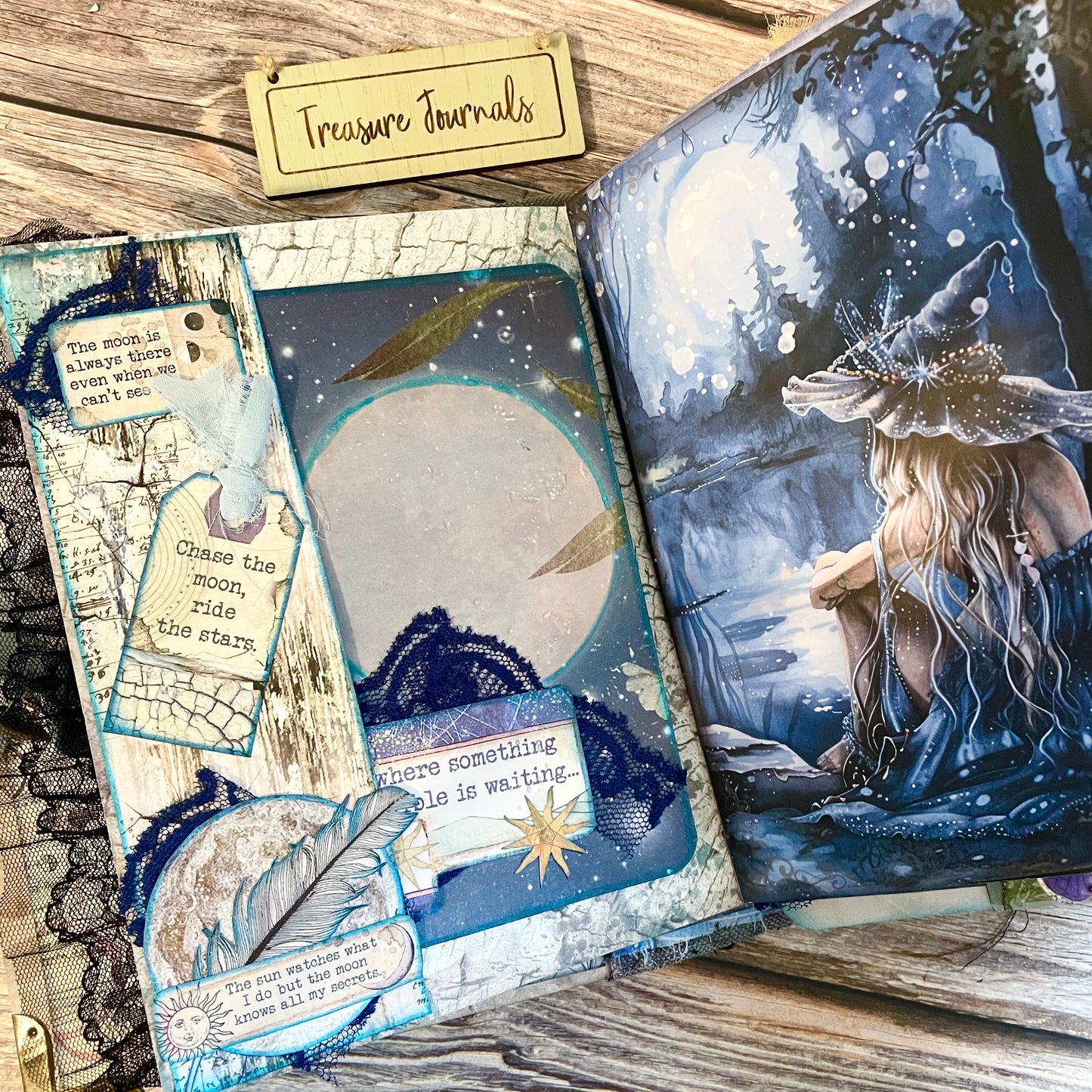 The Lunar Witch - Handmade Junk Journal