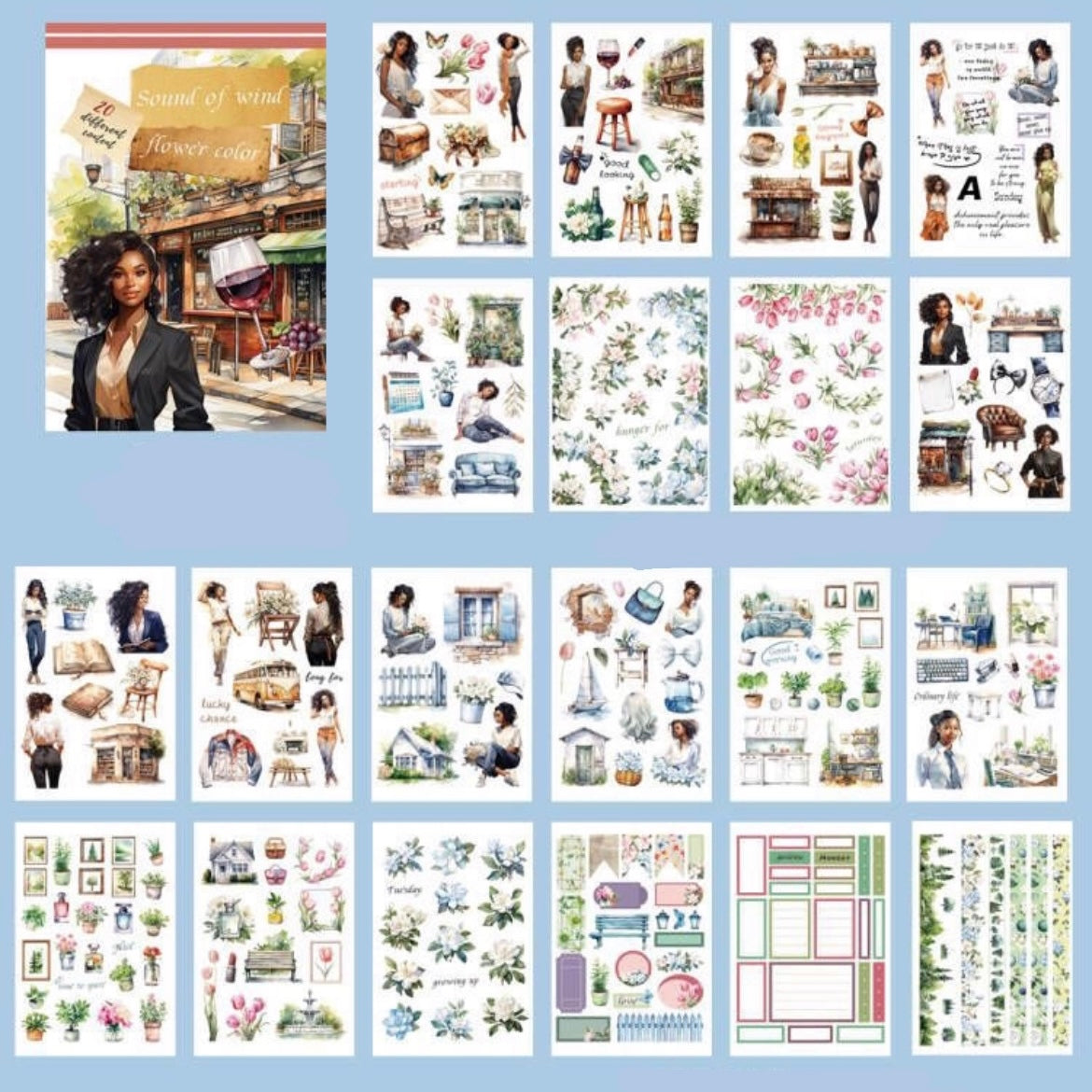 Sound Of Wind - 20 Page Sticker Book