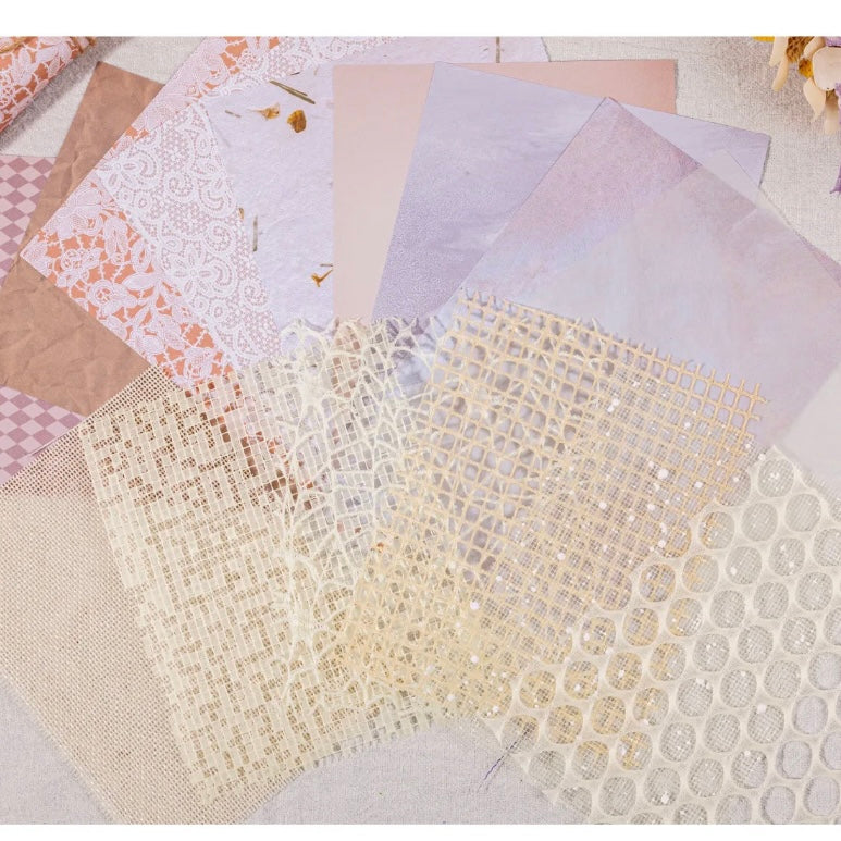 15pc Pastel Dream Mixed Material Sheets