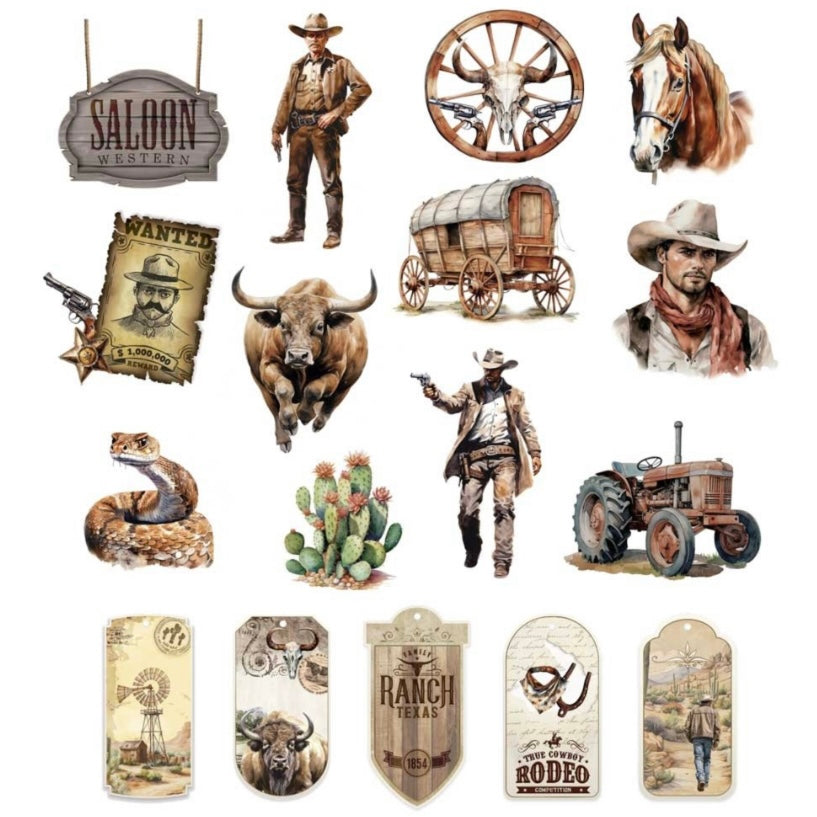 Wild West Die Cuts - Papers For You