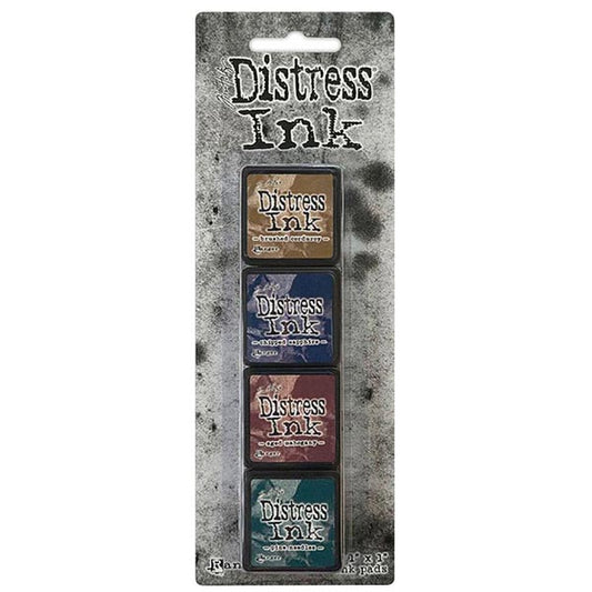 Ranger Ink Tim Holtz Distress Mini Ink Pad Kit #12 | Set of 4