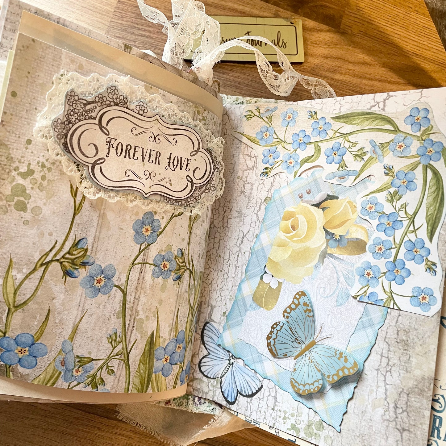 Peter Rabbits Garden - Handmade Junk Journal