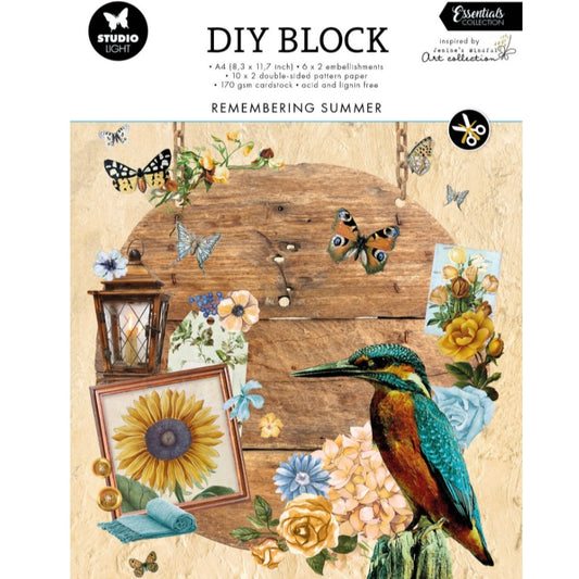 Remembering Summer DIY Block - Studio Light