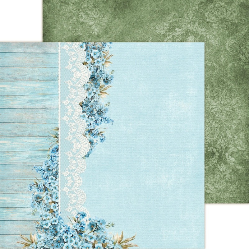 Dear Diary Forget-Me-Not 12x12 Inch Paper Pad - Lemoncraft