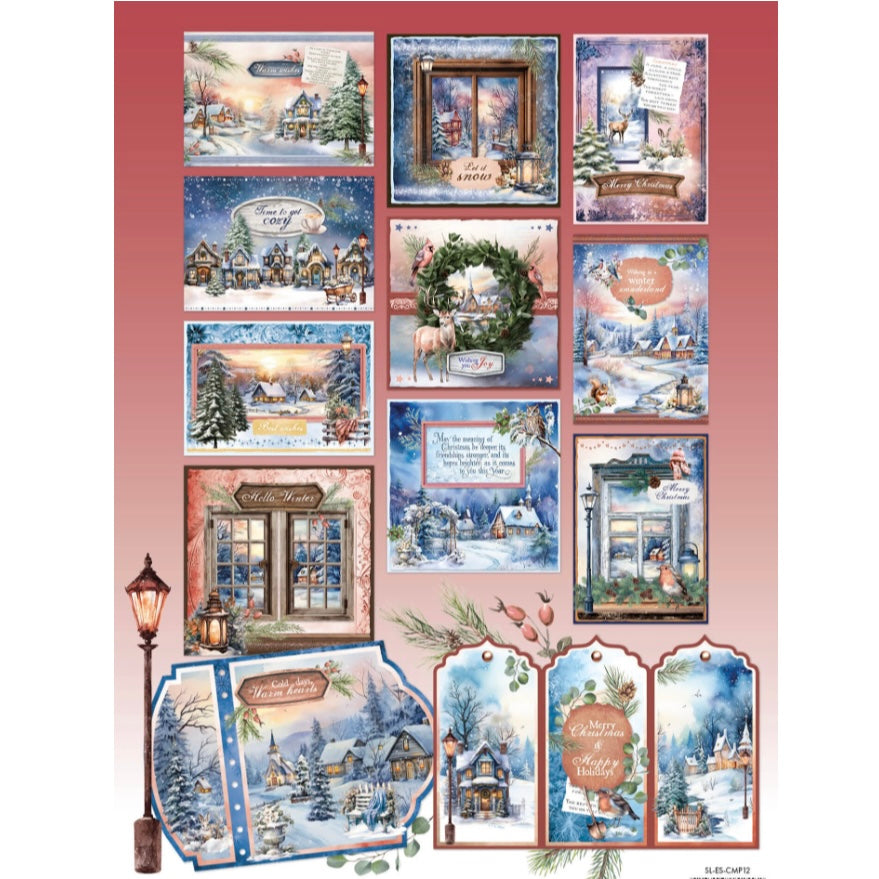 Dreamy Christmas A4 Christmas Essentials Card Making Pad