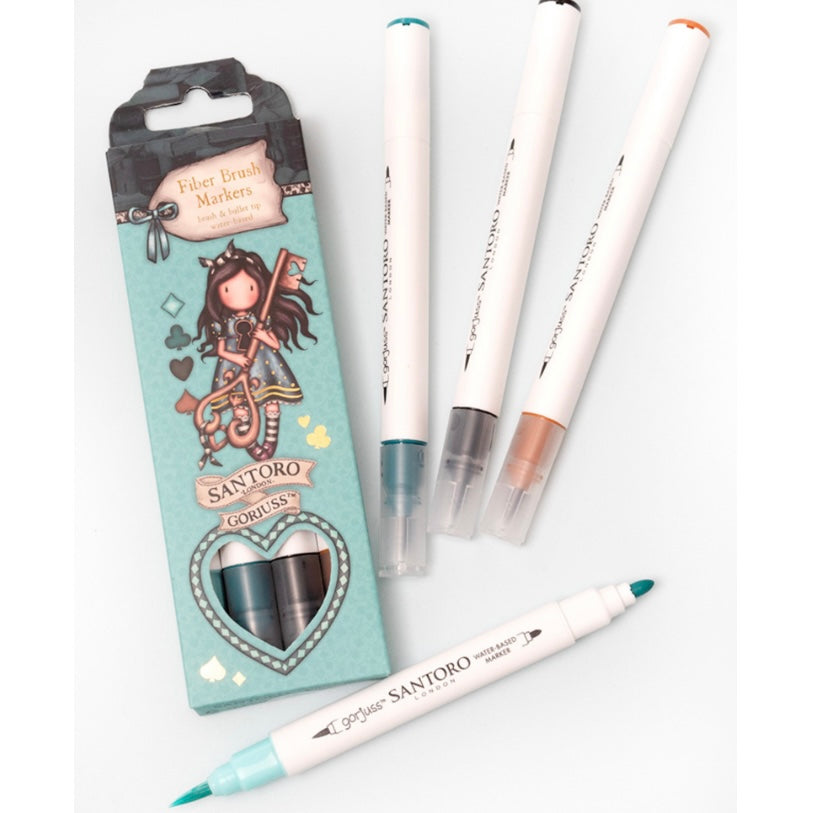 Gorjuss Wonderland Fibre Brush Markers